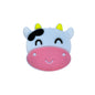 Silicone Focal Beads Highland Cow Colorful Cartoon Heads 20pcs 15