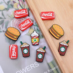 Silicone Focal Beads Food Hamburger and Soda Can Set 20pcs 2