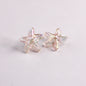 Plating Transparent Starfish Acrylic Beads 19mm Assorted Colors 100pcs 10