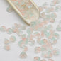 Campanula Flower Glass Beads 7x12mm Frosted Glossy Pastel 50pcs 28