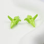 Painted Origami Crane Acrylic Beads 16mm Colorful Glossy 50pcs 8