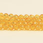 Faceted Round Glass Beads 10mm Clear Pastel Colors 50pcs 10