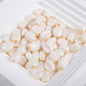Macaron Colored Coffee Bean Acrylic Beads 9mm Glossy Finish 50pcs 11