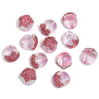 Pinecone Polymer Clay Rhinestone Beads 19mm Sparkling Pastel 10pcs 6