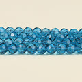 Faceted Round Glass Beads 10mm Clear Pastel Colors 50pcs 6