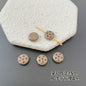 Baking Painted Series Metal Beads Colorful Glossy Alloy 20pcs 23