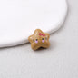 Star Acrylic Beads 20mm Glossy Hello KT Faces Colorful 20pcs 7