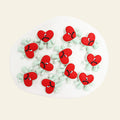Silicone Focal Beads Bad Bunny Heart with Quirky Legs 3