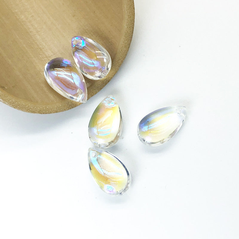 Czech Glass Beads Teardrop 7x13mm Glossy Petal Shape Vibrant Colors 100pcs 3