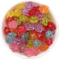 Transparent Flower Heart Four-Leaf Clover Acrylic Beads 10-12.5mm 50pcs 8