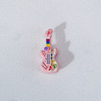 Guitar Metal Beads 17mm Punk Style 3D Enamel Alloy 10pcs 6