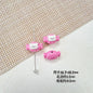 Cat and Bear Candy Painted Metal Beads 13 16mm Glossy 10pcs 18
