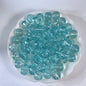 Transparent Glass Beads 10mm Soft Pastel Glossy Finish 100pcs 15