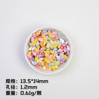 Plating Mini Windmill Resin Beads 14mm Colorful Glossy 20pcs 6