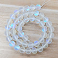 Matte Colorful Iridescent Mermaid Glass Beads 6mm 62pcs 6