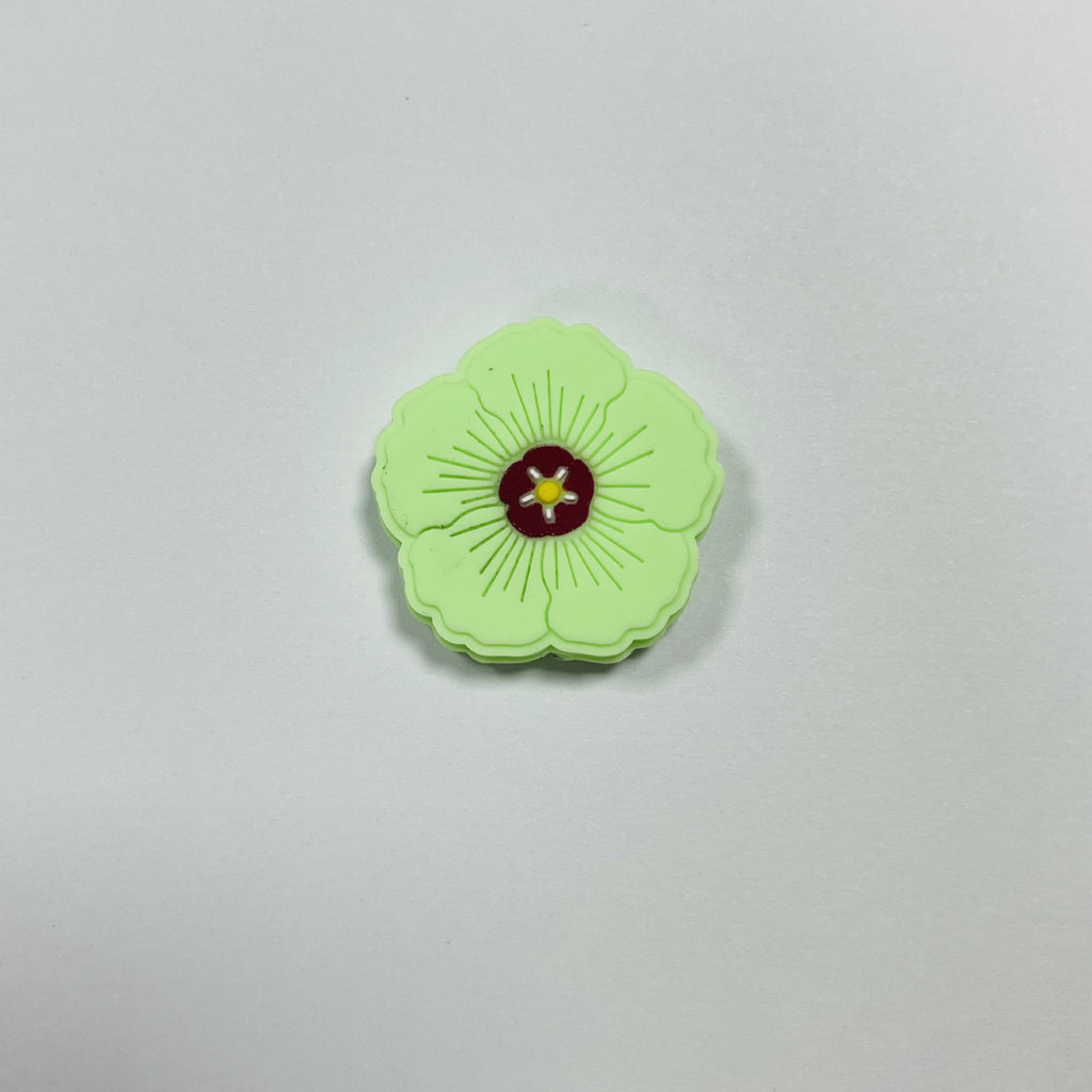 Silicone Focal Beads Flower Pastel Petal Detail 20pcs 6