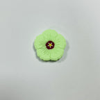 Silicone Focal Beads Flower Pastel Petal Detail 20pcs 6
