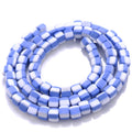 Cube Clay Beads 4mm Two-Color Matte Finish 10 Strands 820pcs 6