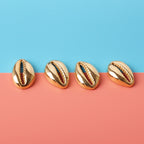Golden Conch Shaped CCB Plastic Beads 12x17mm 200pcs 4