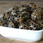Rhinestone Bubblegum Beads 10-22mm Gold and Silver Mixed Resin 5pcs