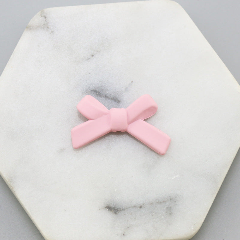Rubberized Spray Painted Cross Acrylic Beads 34x21mm Matte Mixed Colors 20pcs 6
