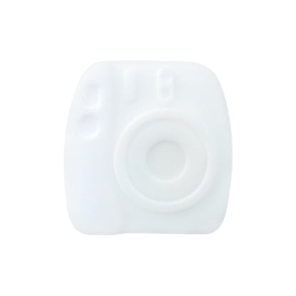 Silicone Focal Beads Camera Solid Color Embossed 20pcs 12