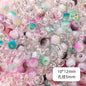 Gradient Pony Beads 12mm Large Hole Translucent Pastel 100pcs 7