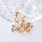 Acrylic Square Acrylic Beads 8mm Pastel Filled Core Glossy 60pcs 8