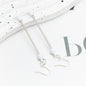 Beadable Earrings Metal Colorful Bar 7.8cm 4.4g Wholesale 18