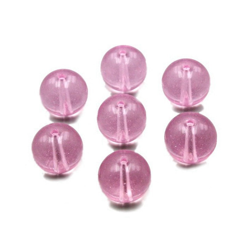 Glossy Round Glass Beads 6mm Assorted Colors 416pcs 2