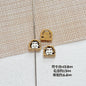 Baking Painted Window Kitten and Nice Rabbit Metal Beads 15/17mm 10pcs 10