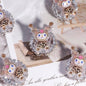 Polymer Clay Rhinestone Beads 29mm Glitter Sanri Character 5pcs 3