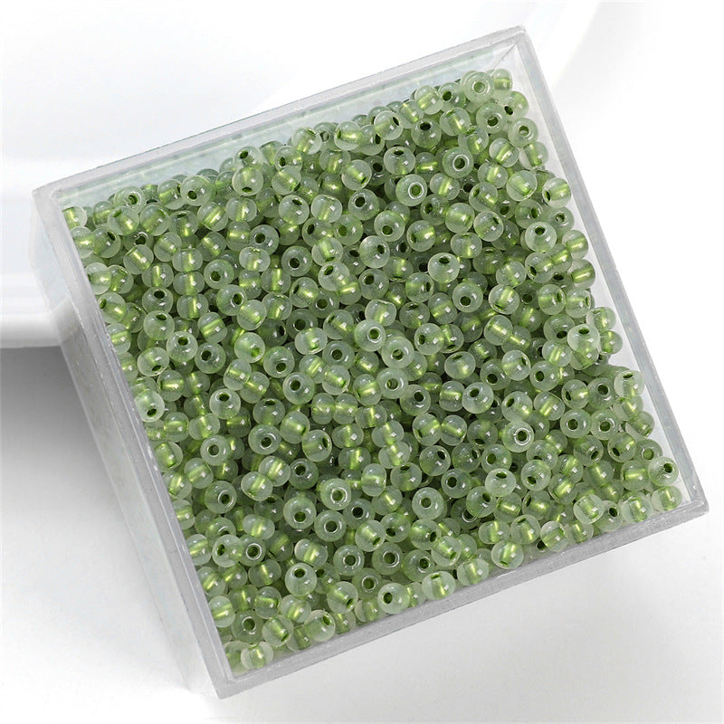 Silver-plated Vintage Seed Glass Beads 3mm Timeless Shimmer 600pcs 10