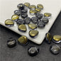 Czech Glass Beads Teardrop 12mm Transparent Iridescent 100pcs 12