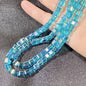 Square Transparent Glass Beads 8mm Clear Iridescent Shine 50pcs 19