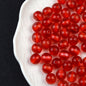 Dyed Core Glitter Resin Round Beads 8-16mm Mixed Colors 10pcs 10