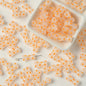 Handmade Matte Texture Bone Lampwork Glass Beads 16mm 10pcs 9