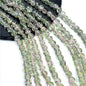 Crackle Flower Glass Beads 8mm Soft Purple Blue Gradient 3 Strands 10