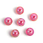 Transparent Round Acrylic Beads 16mm UV Plating Colored 100pcs 14