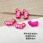 Baking Painted WOW&YES Metal Beads 13mm 15mm Colorful Alloy 20pcs 21