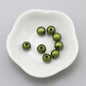 Glossy Metallic Round Acrylic Beads 10mm Colorful Assorted 50pcs 11