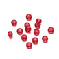 Clear Pony Beads 9mm Large Hole Translucent Plastic 300pcs 14