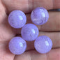 Clear Round Acrylic Beads 16mm Fireworks Pattern 100pcs 3