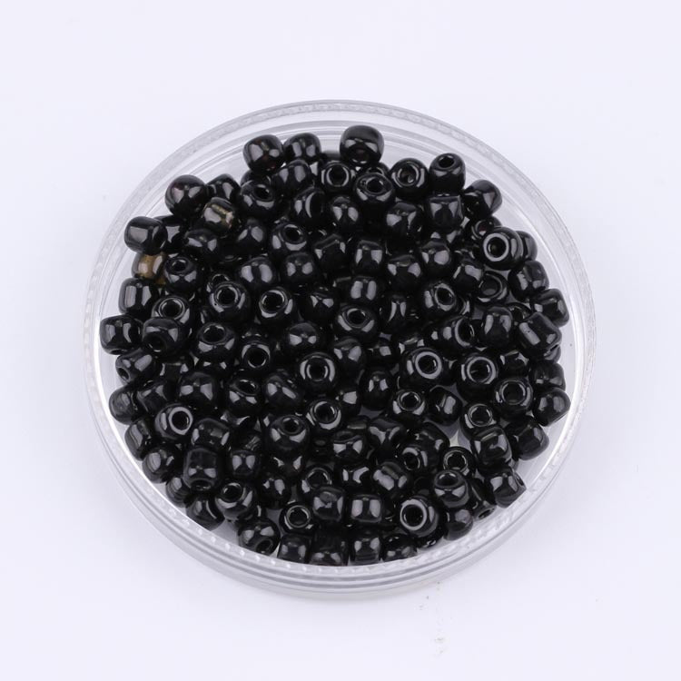 Ceramic Electroplated Seed Glass Beads 4mm Glossy Mixed Colors 460pcs 6