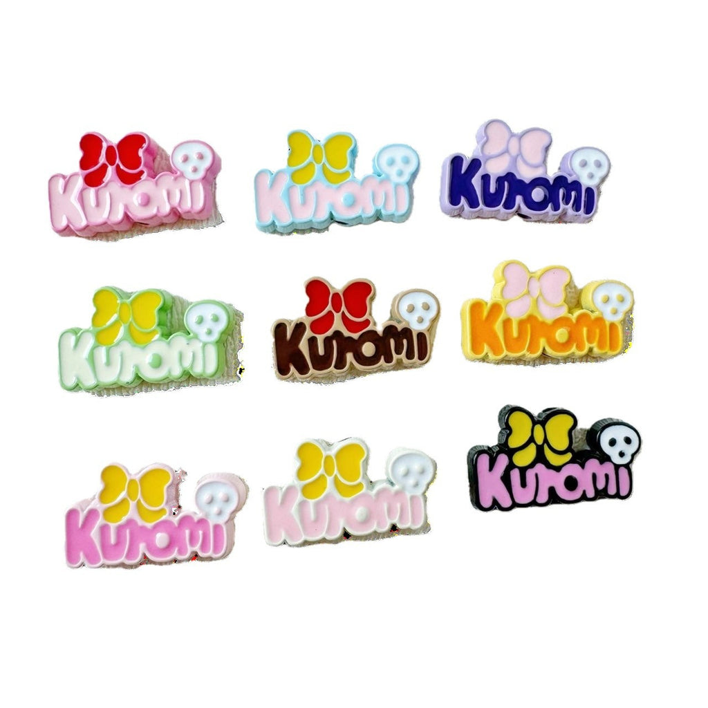 Signboard Metal Beads Painted Sanrio Series Colorful 10pcs 5
