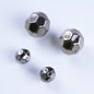 Plating Metal Faceted Acrylic Beads 10-16mm Earth Colors 100pcs 14