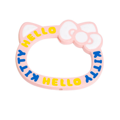 Painted Hello Kitty Acrylic Beads 72mm Colorful Bezel Frame 10pcs 8