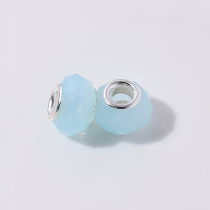 Acrylic Faceted Spacer Beads 9*14mm Jelly Colored 100pcs 11