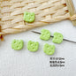 Baking Painted Cheese Animal Metal Beads Whimsical Pastel Colors 20pcs 37