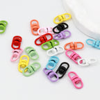 Painted Alloy Swivel Double End Clasp Connectors 19mm 100pcs 2